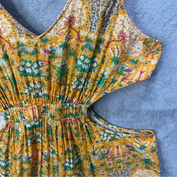 Anthropologie Maeve Dress Women Sz 2X Marie Column Cutout Maxi Beach Cover Up - Picture 9 of 16